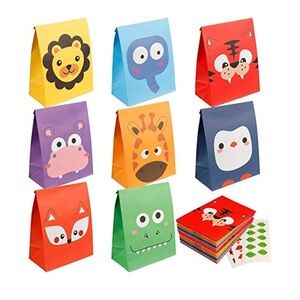 Animal Print Party Favor Bags